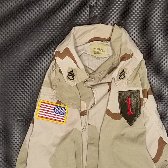 EUC! Vintage Desert Camo BDU 4-Pocket Coat - Picture 4 of 10